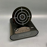 Будильник - мишень, часы Gun Alarm Clock 3 в 1 Белый, фото 2