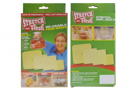 Силиконовая крышка-пленка Stretch and Fresh