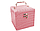 Трехсекционная шкатулка  для украшений «Joli Angel Монро» бордовый/экокожа, 12.5*12.5*12.5 см., фото 7