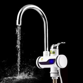 Проточный электрический водонагреватель Instant Electric Heating Water Faucet NEW RX-001 Глянцевый - фото 1 - id-p132032656