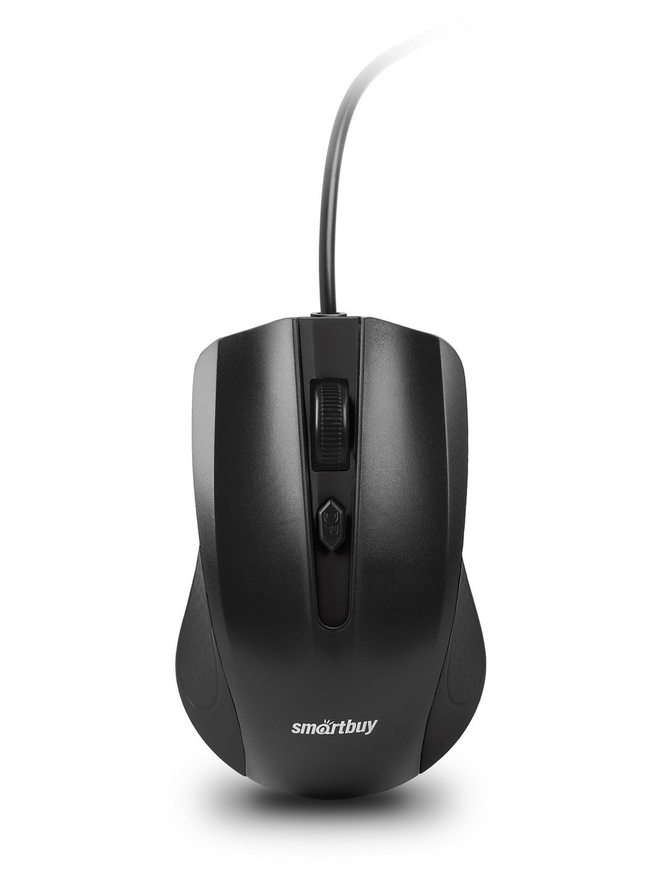 Проводная мышь Smartbuy SBM-352, 4 кнопки, 1600dpi, черная