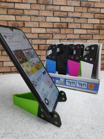Раздвижная подставка для планшета или мобильного телефона(цвет MIX) Зеленый