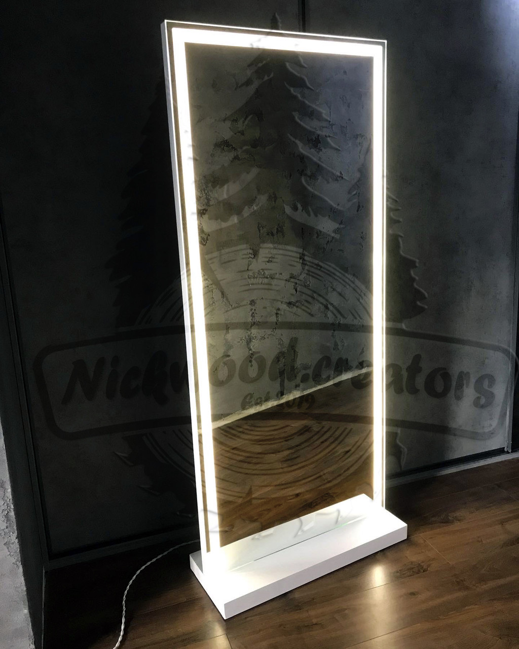 Гримерное зеркало с LED подсветкой 180:80см - фото 1 - id-p201794959