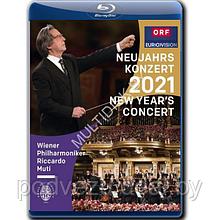 Новогодний концерт Венского филармонического оркестра (2021) (Blu-ray)