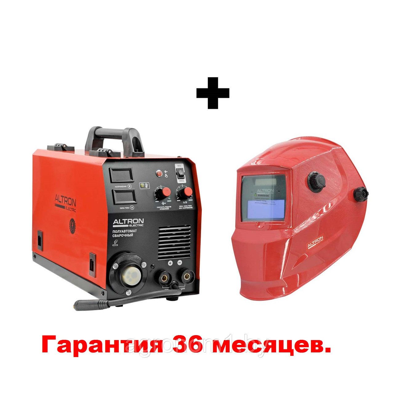 Полуавтомат сварочный ALTRON MIG/MMA-223PRO-3 + Сварочная маска ALTRON electric AE-500S
