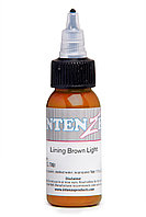 Пигмент для тату 30мл INTENZE Color Lining Series - Lining Brown Light Коричневый