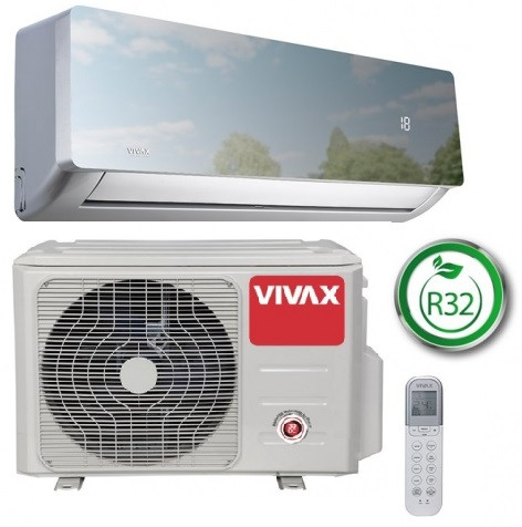 Кондиционер Vivax ACP-18CH50AERI/I+ / ACP-18CH50AERI/O+(Silver Mirror серия R)