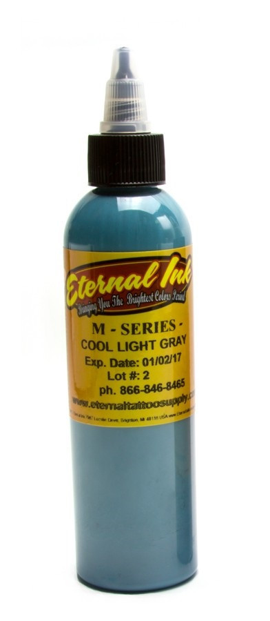 Пигмент для тату  Eternal 15 мл Cool Light Gray Синий, Серебряный / Серый