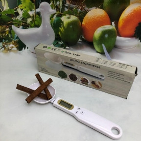 Электронная мерная ложка-весы Digital Spoon Scale 500g х 0,1g Белая - фото 1 - id-p133883449