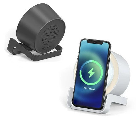 Беспроводная Bluetooth колонка U-Tone c функцией беспроводной зарядки - фото 1 - id-p143284154