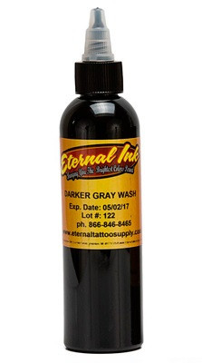 Пигмент для тату  Eternal 120 мл Darker Gray Wash Черный / Теневой