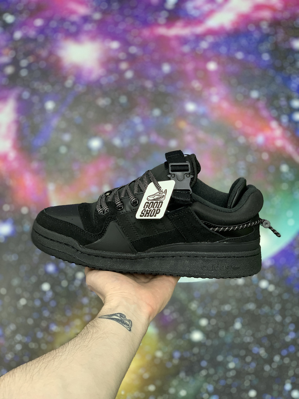Кроссовки Adidas Bad Bunny Forum Low All Black