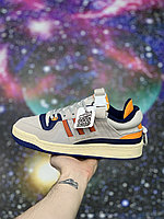 Кроссовки Adidas Bad Bunny Forum Low Cangrejeros Grey Beige Orange Blue