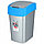 Контейнер для мусора Flip Bin 10L, голубой, фото 3