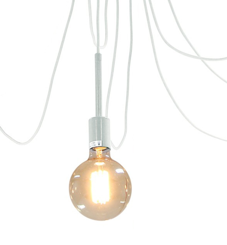 Потолочный светильник Loft Паук на 6 ламп SiPL белый - фото 4 - id-p201805316