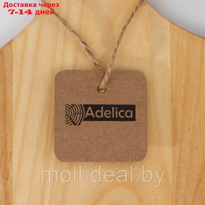 Доска разделочная Adelica, пропитана минеральным маслом, 34×18×1,8 см, береза - фото 6 - id-p201775820