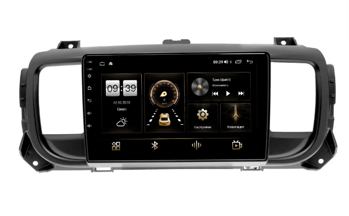 Магнитола в штатное место 2 din Peugeot Traveller,  Expert 2016-2022 на Android 10 (4G-SIM, 4/64, DSP, QLed)