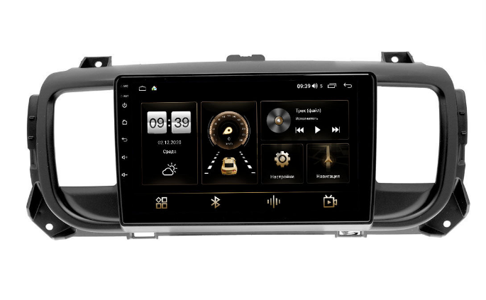 Магнитола в штатное место Peugeot Traveller на Android 10 (4G-SIM, 4/64, DSP, QLed)