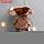 Кукла интерьерная "Девочка в коричневой шубке и шапке со звёздочкой" 20х11х47 см, фото 4