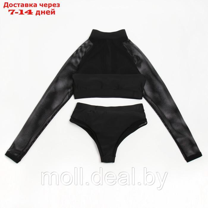 Купальник женский "Sport" раздельный MINAKU цвет чёрный, размер 44 - фото 3 - id-p201774948