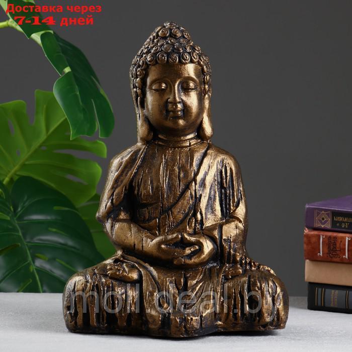 Фигура "Будда молится" бронза, 33х23х18см - фото 1 - id-p201776003