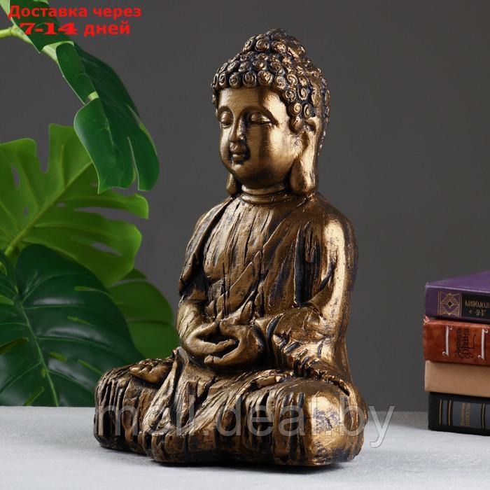 Фигура "Будда молится" бронза, 33х23х18см - фото 2 - id-p201776003