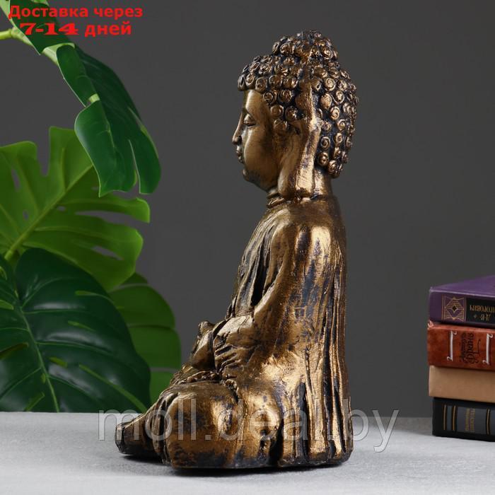 Фигура "Будда молится" бронза, 33х23х18см - фото 3 - id-p201776003