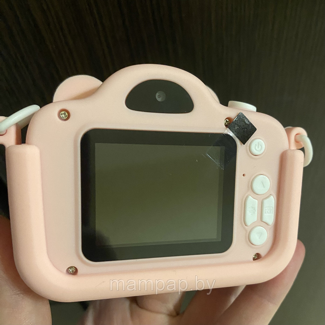 Детский цифровой фотоаппарат Микки Маус (розовый) с селфи-камерой и играми - фото 3 - id-p186736251