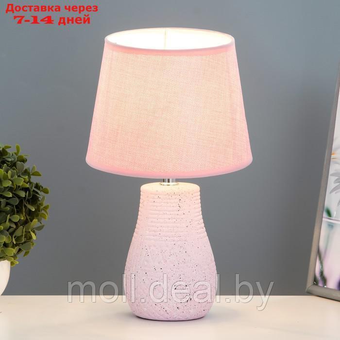 Настольная лампа "Эвили" Е14 40Вт розовый 20х20х34 см - фото 2 - id-p201775007