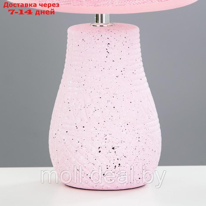 Настольная лампа "Эвили" Е14 40Вт розовый 20х20х34 см - фото 5 - id-p201775007