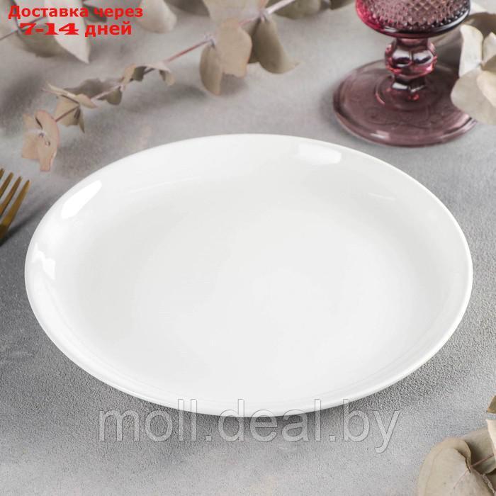 Тарелка десертная Olivia Pro, d=20 см, с утолщённым краем, цвет белый - фото 2 - id-p201775018