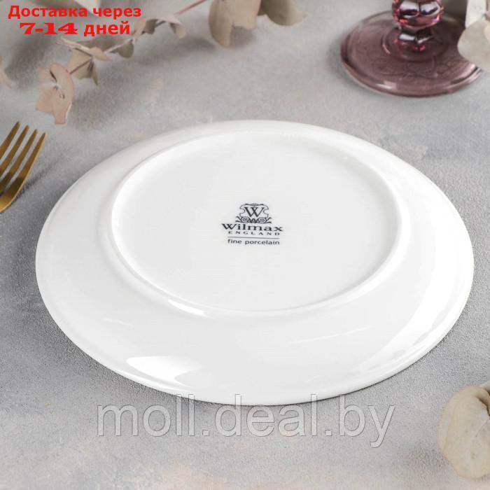 Тарелка десертная Olivia Pro, d=20 см, с утолщённым краем, цвет белый - фото 4 - id-p201775018