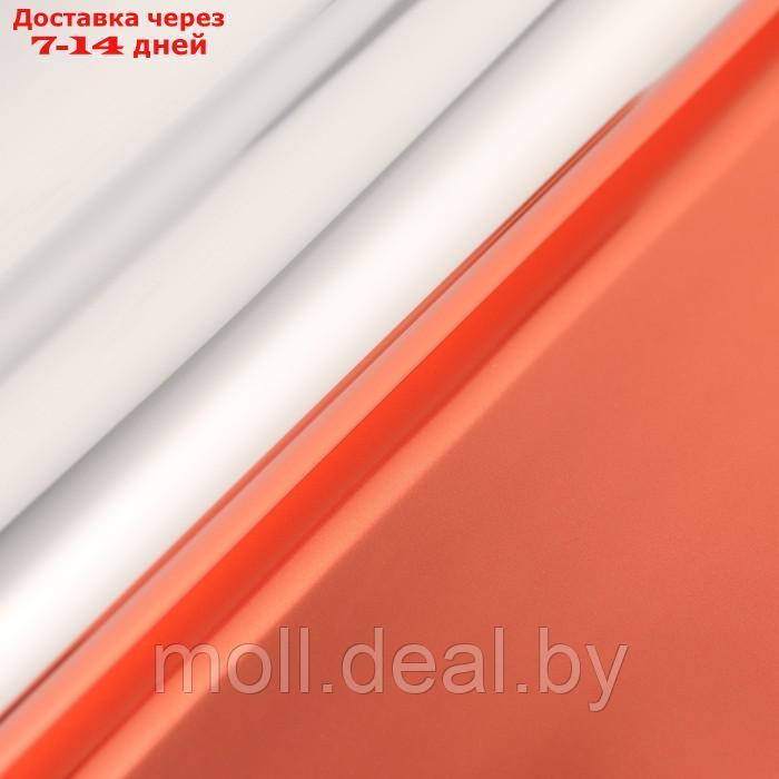 Пленка для цветов,"Металлик", 0,58х10м, красный - фото 2 - id-p201776031