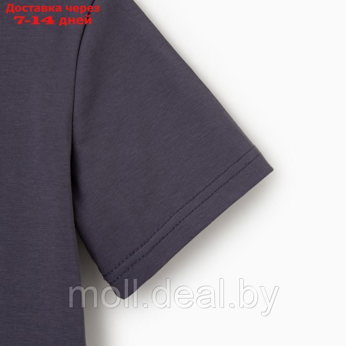 Пижама для мальчика (футболка, брюки) MINAKU цвет графит, рост 110 - фото 10 - id-p201774068