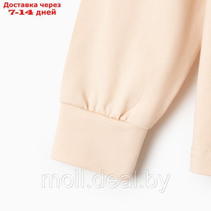 Пижама для мальчика (лонгслив, брюки) MINAKU цвет бежевый, рост 110 - фото 9 - id-p201774080