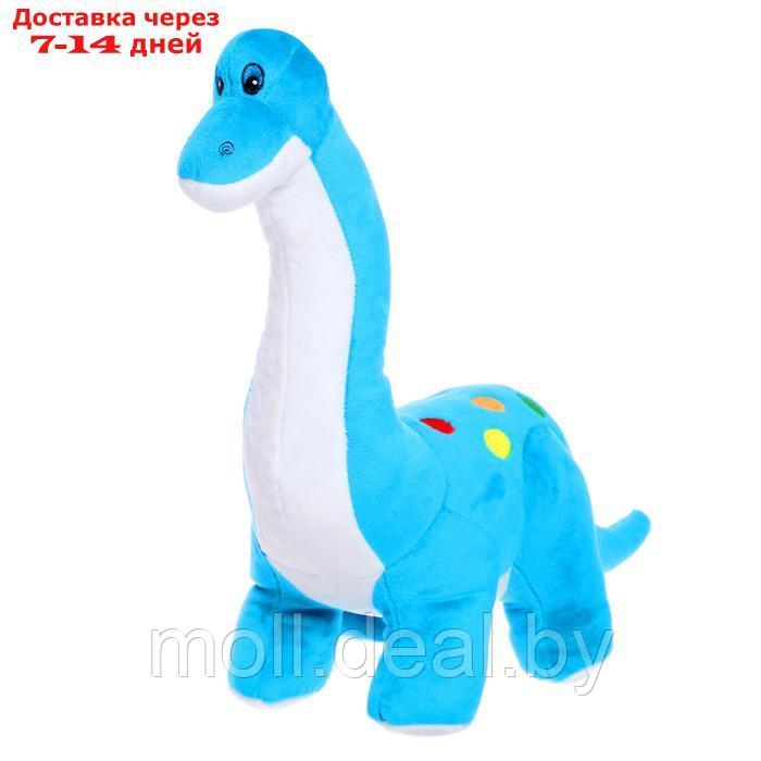 Мягкая игрушка "Динозавр Деймос", цвет синий, 33 см 090/33/171 - фото 1 - id-p201776254