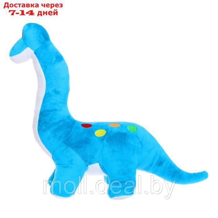 Мягкая игрушка "Динозавр Деймос", цвет синий, 33 см 090/33/171 - фото 3 - id-p201776254