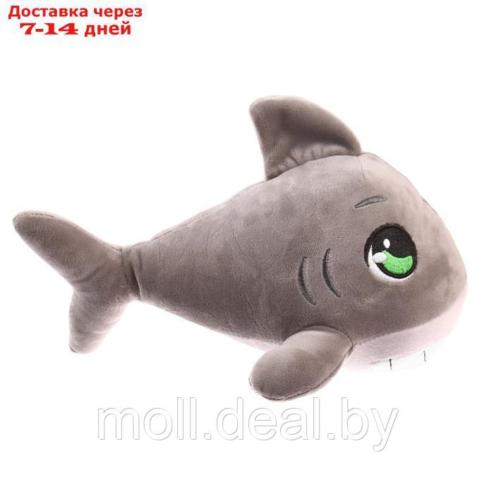 Мягкая игрушка "Акула", цвет серый - фото 5 - id-p201775301