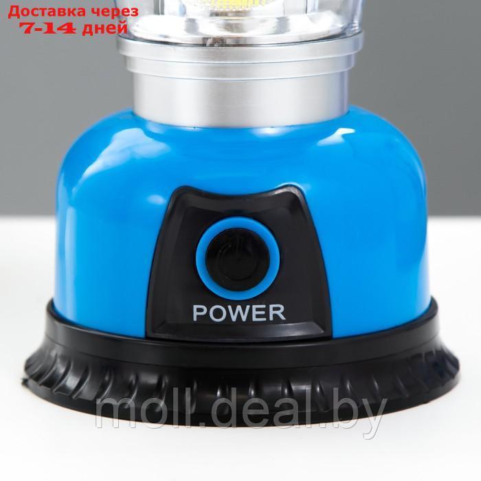 Светильник "Алдни" LED 12Вт USB от батареек 4хАА синий 12,5х12,5х21,5 см - фото 5 - id-p201778469
