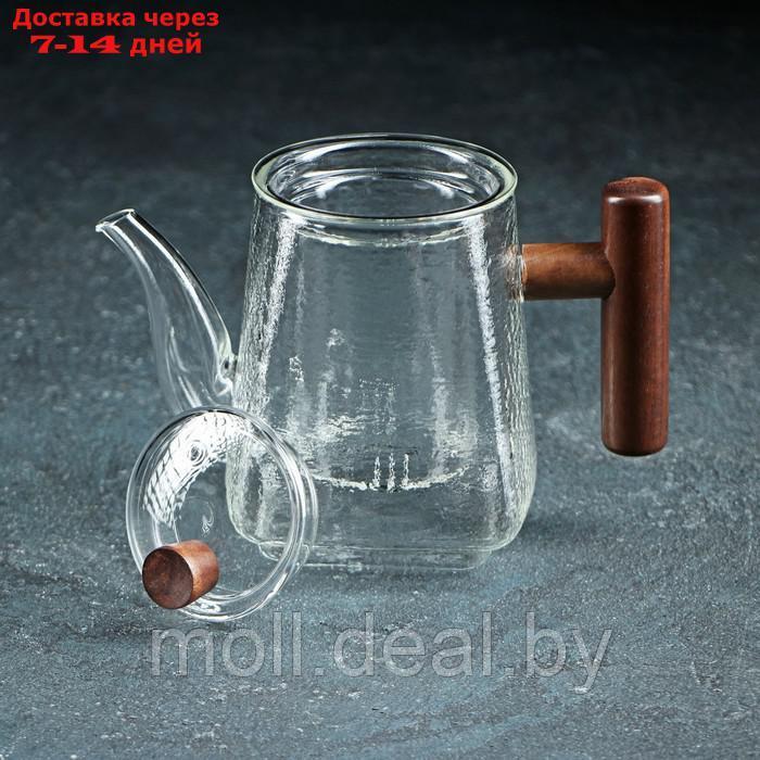 Чайник заварочный со стеклянным ситом "Тенби" 650 мл, 18х9,5х14 см - фото 3 - id-p201777432