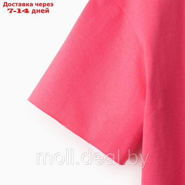 Комплект для девочки (футболка, шорты) MINAKU цвет розовый, рост 116 - фото 9 - id-p201773484