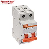 Выключатель автоматический TDM ВА47-60, 2п, 2 А, 6 кА, C, SQ0223-0085