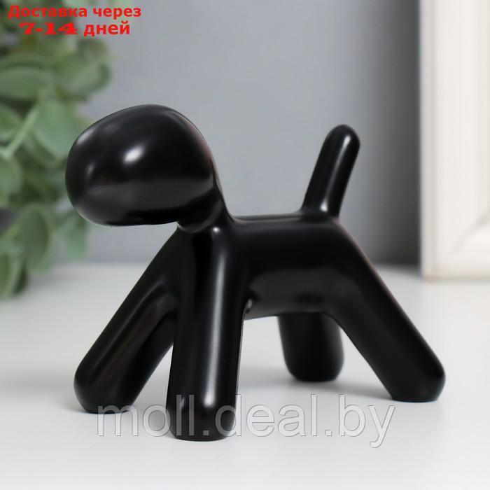 Сувенир полистоун "Собака" чёрный 10х7,8х5,4 см - фото 6 - id-p201773562