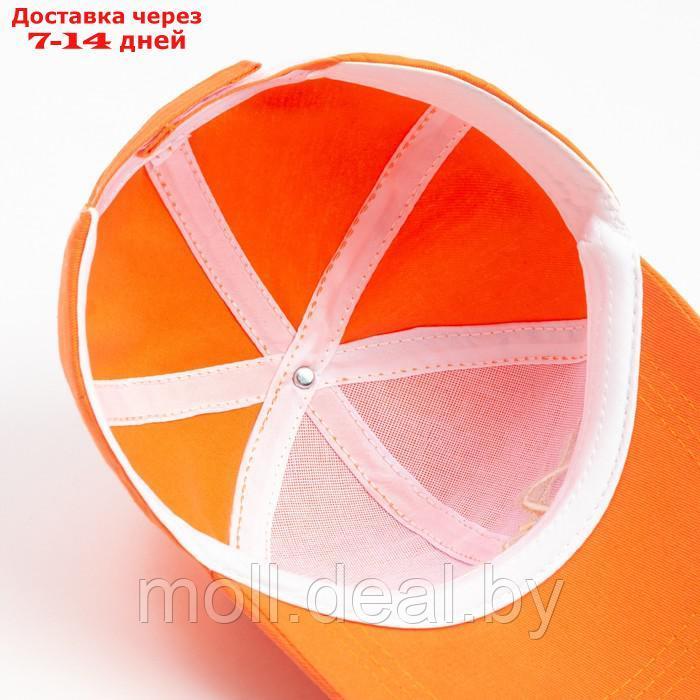 Бейсболка для девочек MINAKU,цв. оранжевый,р-р 52 см - фото 6 - id-p201777573