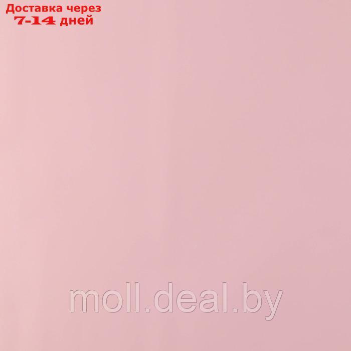 Пудровая пленка двусторонняя "Нежно-розовый+белый" 50 мкм 0,5х9 м - фото 2 - id-p201774650