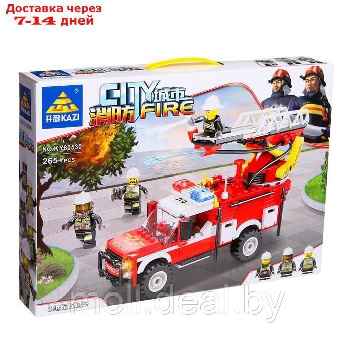 Конструктор пожарные "Спасательная машина, стреляет водой, 265 деталей - фото 4 - id-p201774762