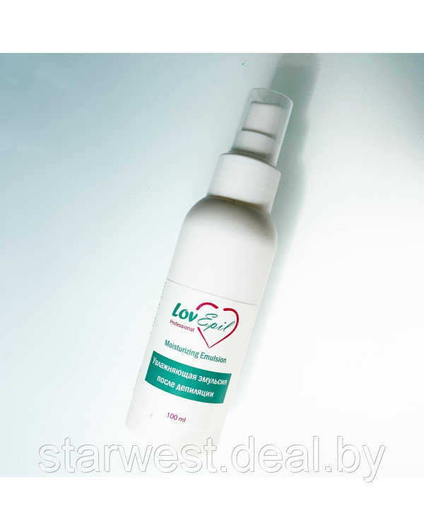 LovEpil Moisturizing Emulsion 100 мл Увлажняющая эмульсия после депиляции - фото 1 - id-p201807354