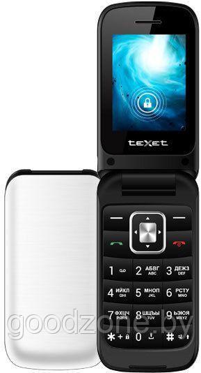 Кнопочный телефон TeXet TM-422 (белый)