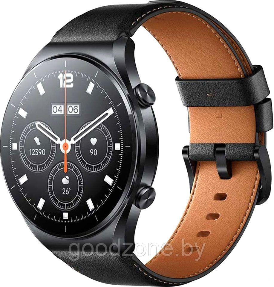 Умные часы Xiaomi Watch S1 (черный/черно-коричневый, международная версия) - фото 1 - id-p201809797