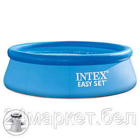 Бассейн надувной INTEX Easy Set (с фильтр-насосом), 366х76 см,28132NP Intex